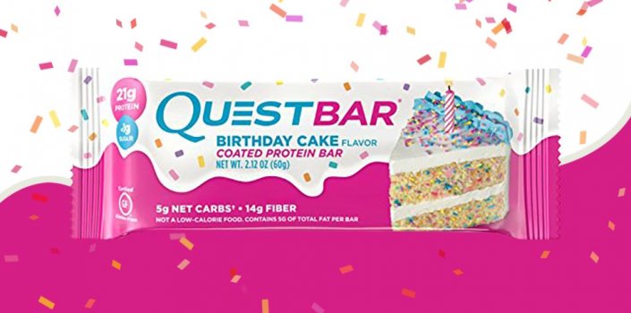 Скоро появится Quest Bar со вкусом торта