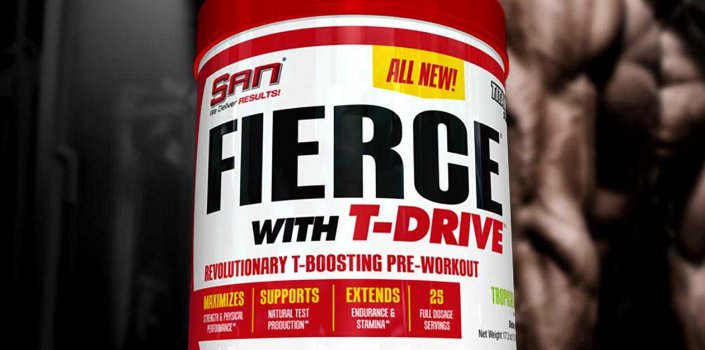 Fierce With T-Drive - новая формула предтреника от San