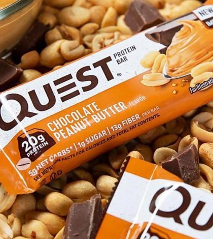 Обновленный вкус Chocolate Peanut Butter Quest Bar