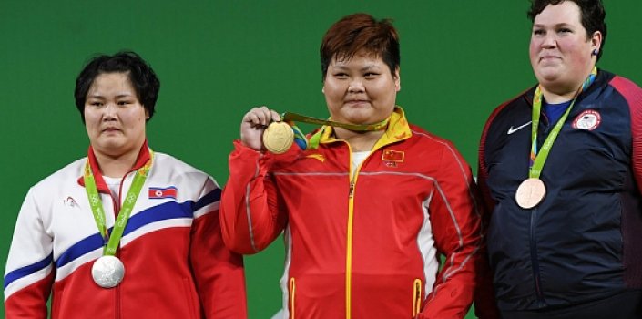 Тяжелая атлетика на Олимпиаде в Рио - женины, супертяжелая категория
