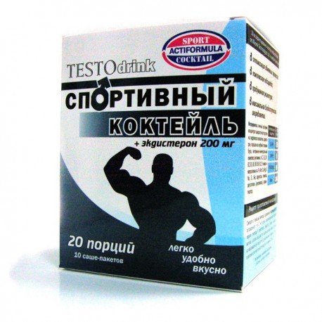 Молочный коктейль Testo-drink (10 пак х 14 гр)