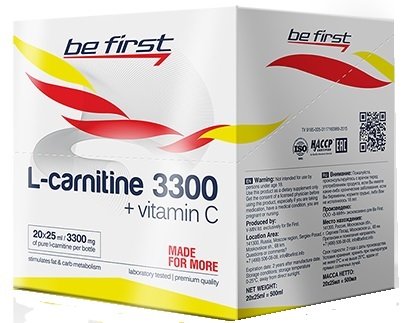 L-carnitine 3300 + Vitamin C (20 амп х 25 мл)