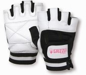 Перчатки женские Grizzly (Черно-белый)