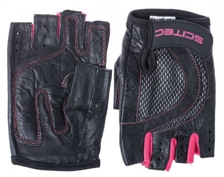 Перчатки Pink Style (Черно-розовый)
