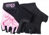 Перчатки Girl Power (Черно-розовый, S)