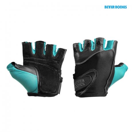 Перчатки Better Bodies Women’s Fitness Gloves (Черно-бирюзовый)