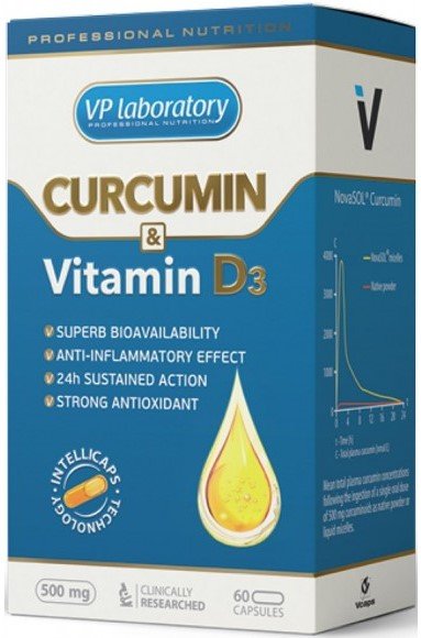 Curcumin & Vitamine D3 (60 капс)