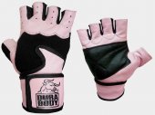 Toro Unisex Workout Gloves Leather Dura Body (Розовый)