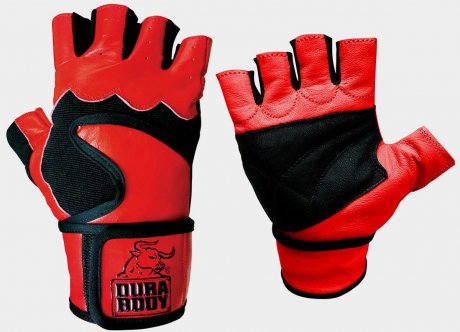 Toro Unisex Workout Gloves Leather Dura Body (Красный)