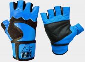 Toro Unisex Workout Gloves Leather Dura Body (Синий)