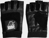 Champion Mens Workout Gloves Leather Dura Body (Черный)