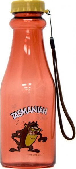 Бутылка Irontrue Looney Tunes Tasmanian Devil (Оранжево-желтый, 550 мл)