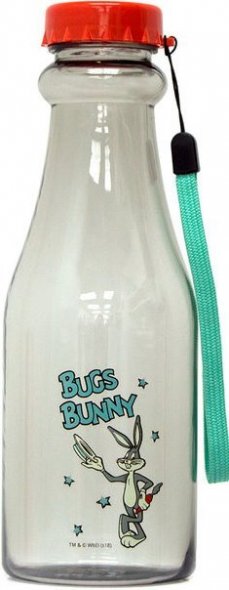 Бутылка Irontrue Looney Tunes Bugs Bunny (Прозрачно-красный, 550 мл)