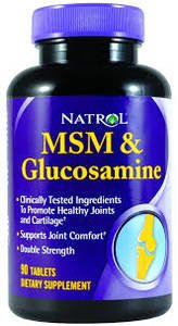 MSM & Glucosamine Double Strength (90 таб)