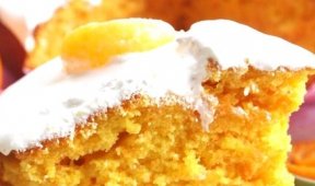 Морковно-цитрусовый пирог