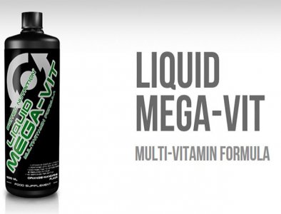 Жидкие мультивитамины Liquid Mega-Vit от Scitec 