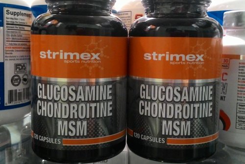 Хондропротектор Glucosamine-Chondroitine-MSM от Strimex